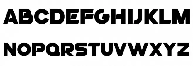 GoGo Poster 2020 Font Litere mari