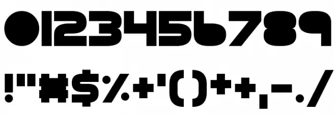 GoGoPosterPunch Bold Font OTHER CHARS