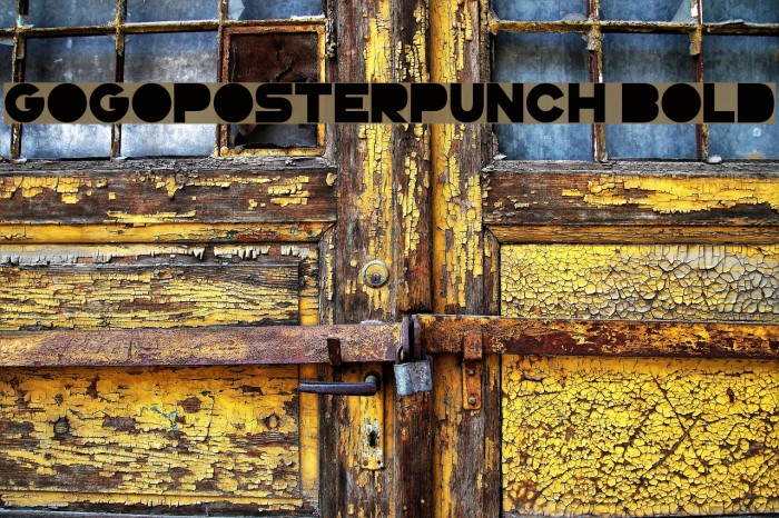 GoGoPosterPunch Bold Example 1