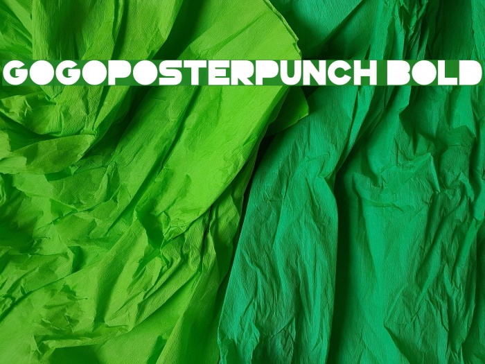 GoGoPosterPunch Bold Example 2