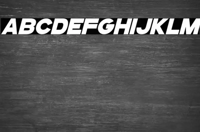 GoGoPosterPunch Italic Font examples