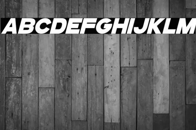 GoGoPosterPunch Italic Font examples