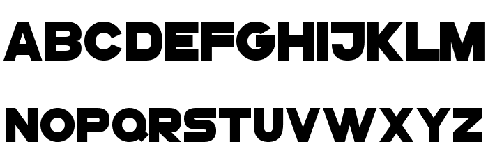 GoGoPosterPunch Font LOWERCASE