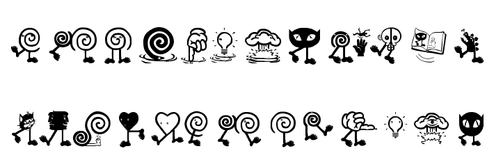 GoGo Font LOWERCASE