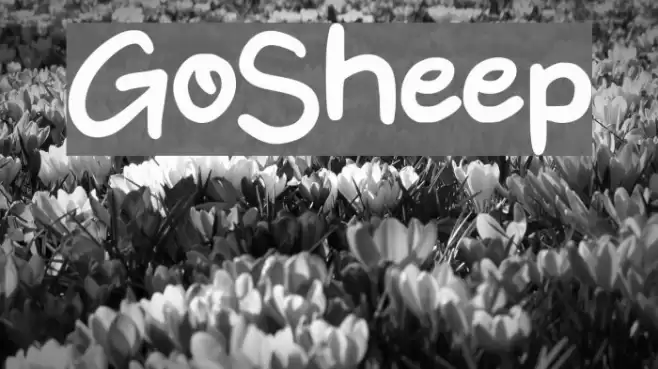 GoSheep Font examples
