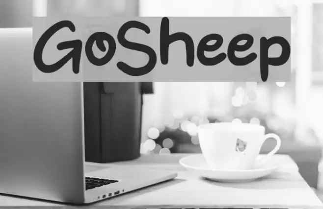 GoSheep Font examples