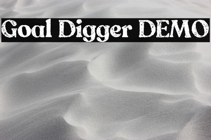 Goal Digger DEMO Example 1