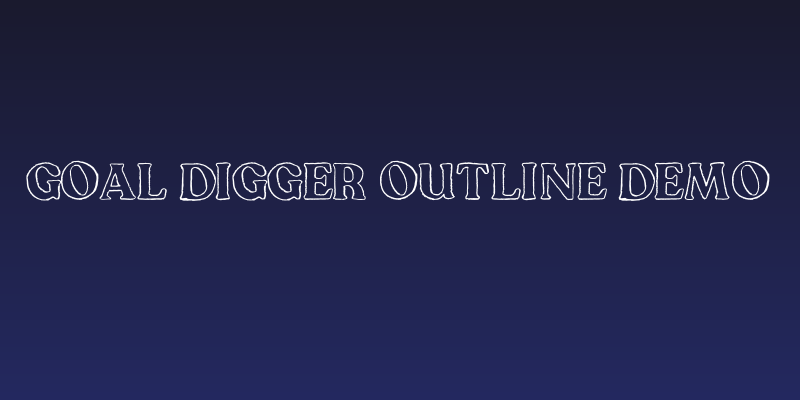Goal Digger Outline DEMO Social Header