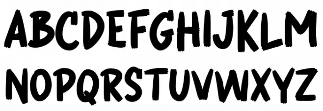 Goal Font Litere mari
