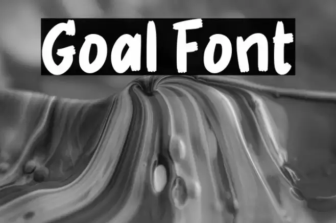 Goal Font examples