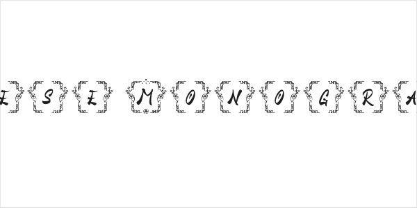 Goan Chinese Monogram Regular Logo