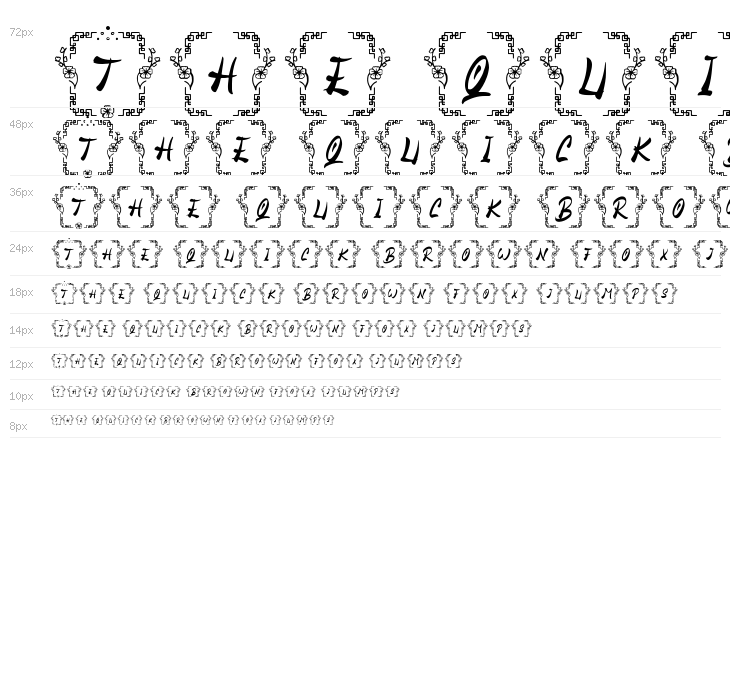 Goan Chinese Monogram Regular Waterfall