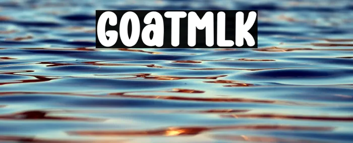 Goat Milk Example 1