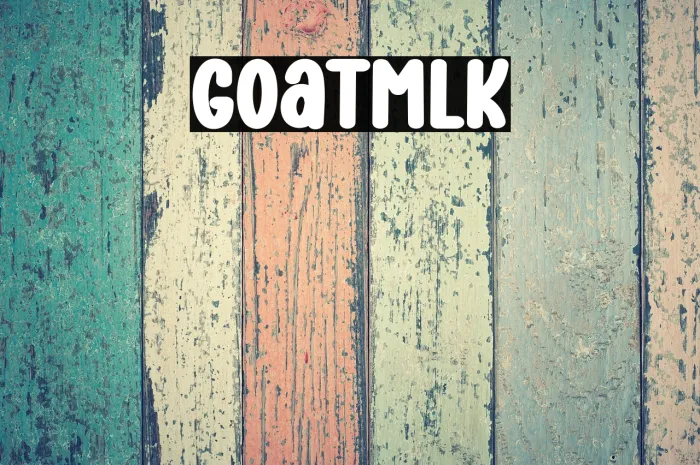Goat Milk Example 3
