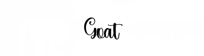 Goat Font