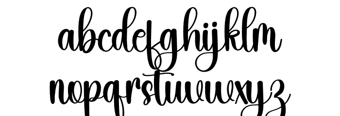 Goat Font LOWERCASE