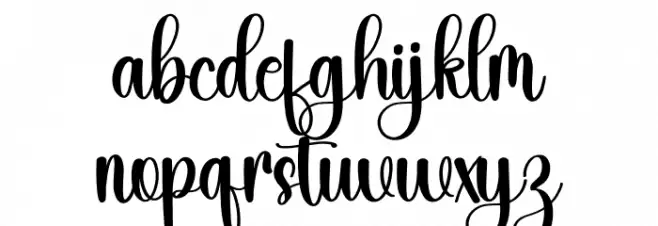 Goat Font LOWERCASE