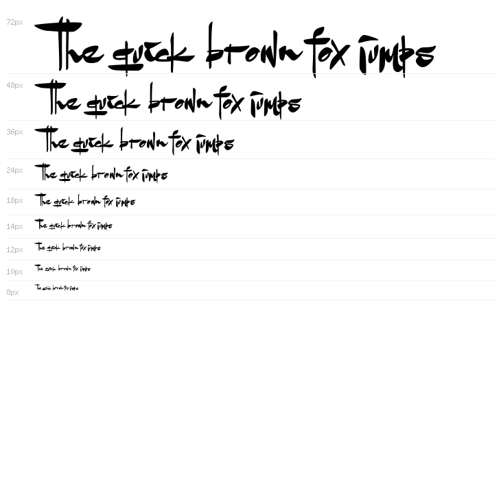 Goatskin Brush Personal Use Waterfall