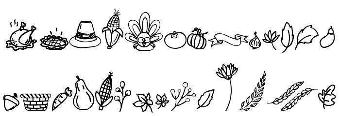 Gobbie Dingbats Font OTHER CHARS