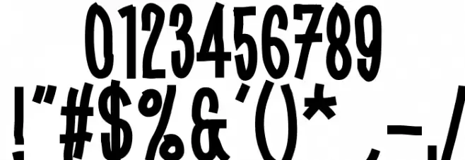 Gobbledegook Polices AUTRES CHARS