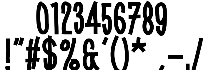 Gobbledegook Font OTHER CHARS