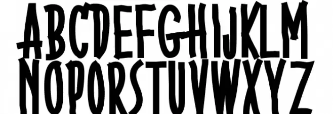 Gobbledegook Шрифта ВЕРХНИЙ