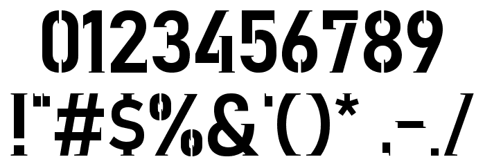 Gobern Font OTHER CHARS
