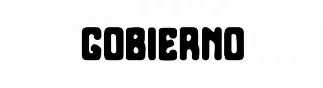 Gobierno  font caratteri gratis