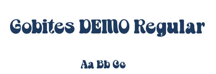 Gobites DEMO Regular Font Preview