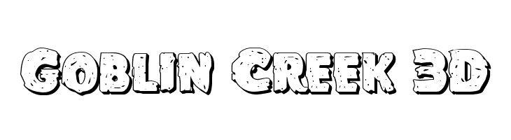Goblin Creek 3D  Free Fonts Download