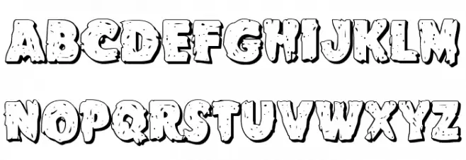 Goblin Creek 3D Шрифта ВЕРХНИЙ