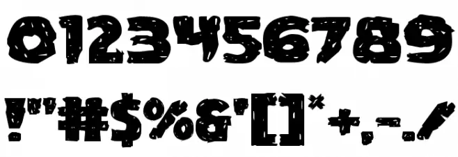 Goblin Creek Expanded Font OTHER CHARS