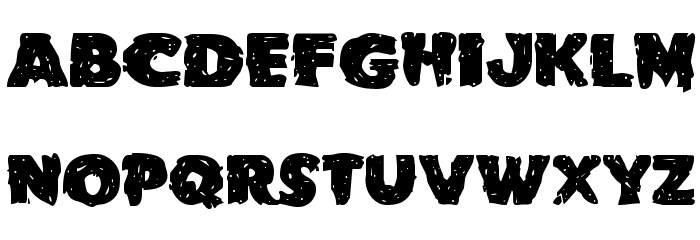 Goblin Creek Expanded Font LOWERCASE