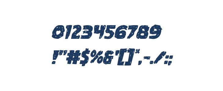 Goblin Creek Italic Other Characters