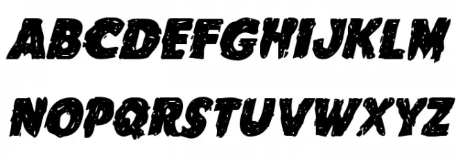 Goblin Creek Italic Schriftart Groß