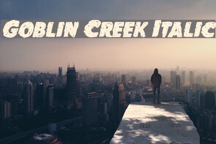 Goblin Creek Italic Example 3