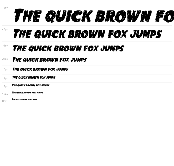 Goblin Creek Italic Waterfall