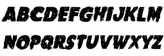 Goblin Creek Italic फ़ॉन्ट लोअरकेस