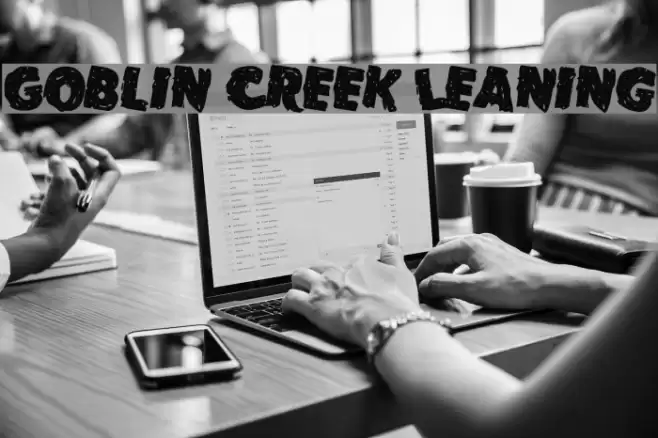 Goblin Creek Leaning Font examples