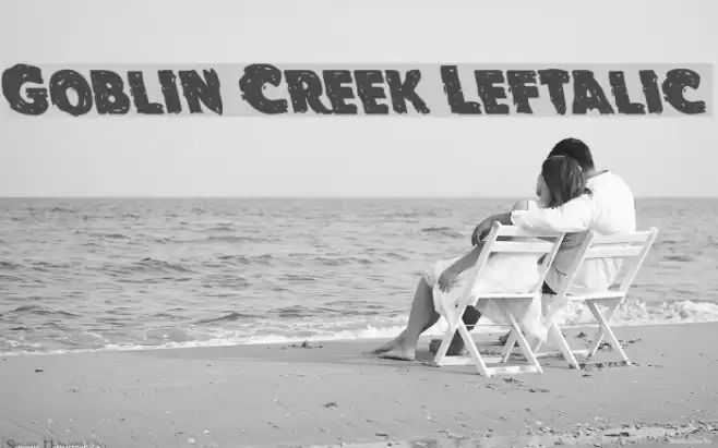 Goblin Creek Leftalic Font examples