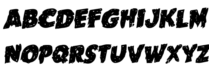 Goblin Creek Rotalic Font LOWERCASE