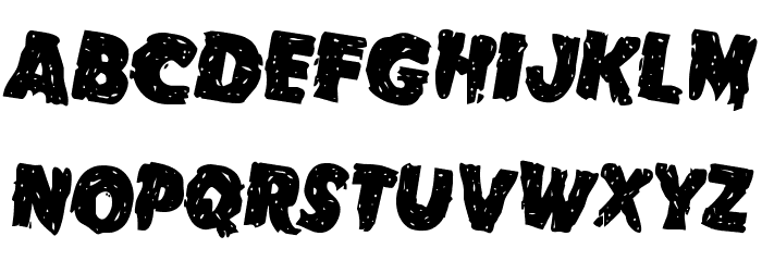 Goblin Creek Rotated 2 Font LOWERCASE