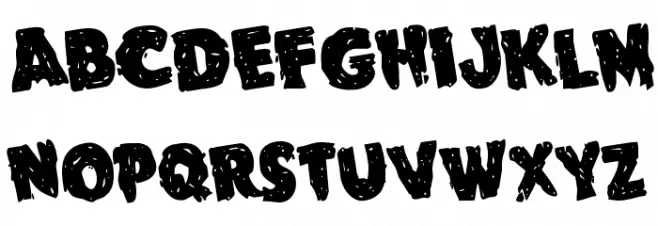 Goblin Creek Rotated Schriftart Groß