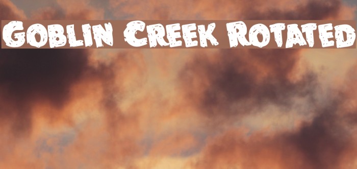 Goblin Creek Rotated Example 2
