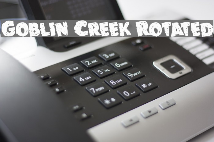 Goblin Creek Rotated Example 3