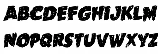 Goblin Creek Staggered Rotalic Schriftart Groß