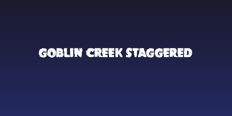 Goblin Creek Staggered Social Header