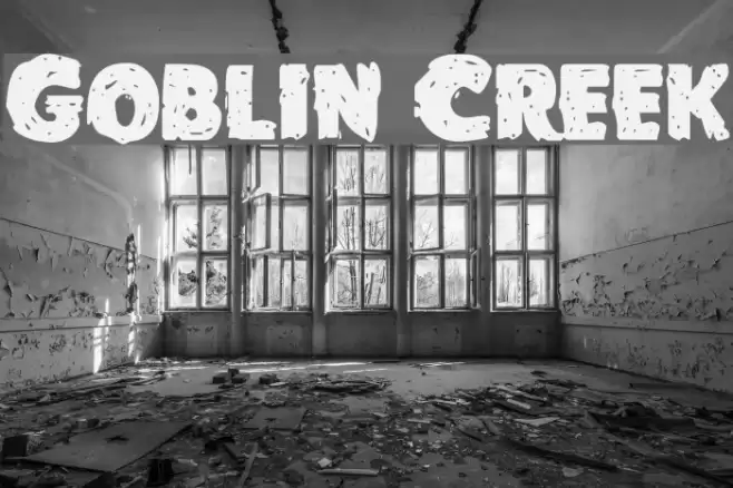 Goblin Creek Font examples