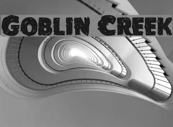 Goblin Creek Font examples
