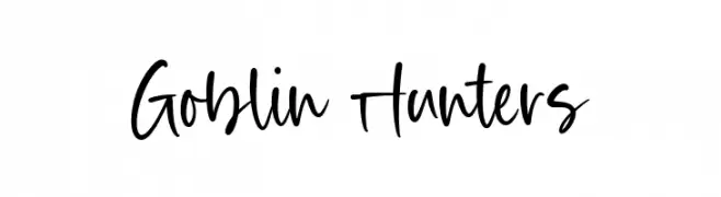 Goblin Hunters  Frei Schriftart Herunterladen